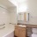 well lit bathroom